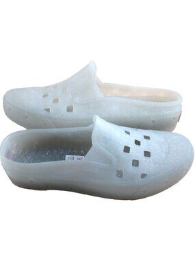 Vans Men's Slip On Mule Trek Glitter Grey Rubber Water Shoes Size 11 NEW